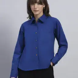Women Regular Fit Spread-Collar Shirt-image-61