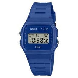 Unisex Youth Water-Resistant Digital Watch-F-91WB-2A1DF-image-20