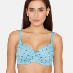 Padded Wired 3/4th Coverage T-Shirt Bra-image-5