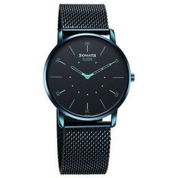 Men Water-Resistant Round-Dial Analogue Watch -7152QM02-16