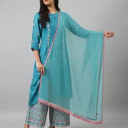 Women Floral Woven Dupatta with Patch Pocket-picture-30