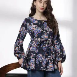 Women Paisley Print Regular Fit Top-image-62