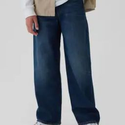Boys Mid-Wash Baggy Fit Jeans-picture-21