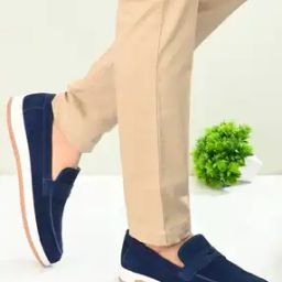 Men Round-Toe Slip-On Loafers with Stitched Detail-picture-41