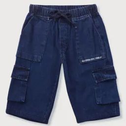 Mid-Wash Regular Fit Shorts-image-74