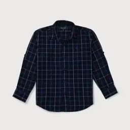 Boys Checked Regular Fit Shirt-picture-32