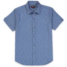 Micro Print Shirt with T-Shirt-picture-53