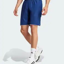 Men Club Regular Fit Shorts with Logo Print-image-10