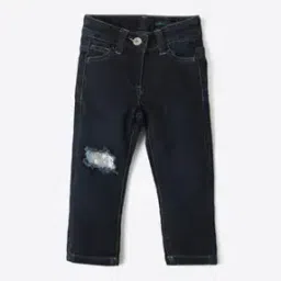 Slim Fit Distressed Jeans with Embellishments-image-45