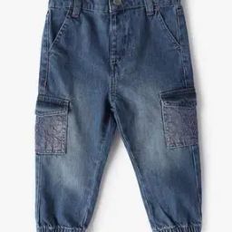 Girls Lightly Washed Joggers Jeans-image-87