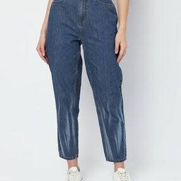 Lightly Washed Straight Fit Jeans-image-16