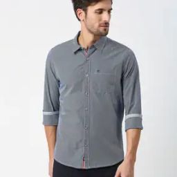 thomas scott Checks Spread-Collar Shirt-picture-1