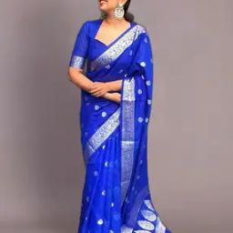 Woven Banarasi Kanjivaram Silk Saree Saree-image-82