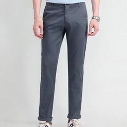 arrow Men Slim Fit Flat-Front Chinos-picture-32