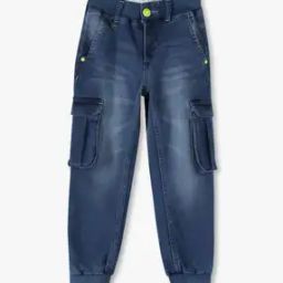 Boys Regular Fit Denim Joggers Pants-picture-52