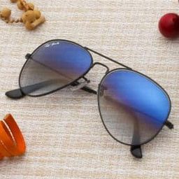 Full-Rim Gradient Aviator Sunglasses-40