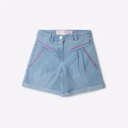 Embroidered Pleated Shorts-picture-52