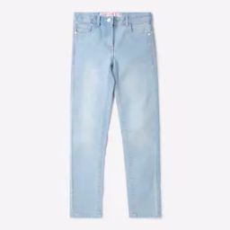 Girls Lightly Washed Slim Fit Jeans-image-20