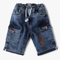 Boys Washed Regular Fit Cargo Shorts-picture-19