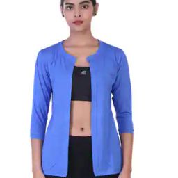 Solid Open-Front Shrug-3