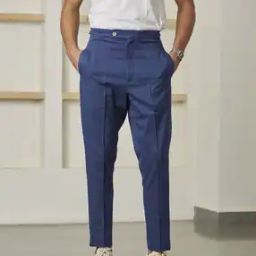artless Relaxed Fit Flat-Front Trousers-picture-20