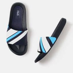 r&b Men Striped Slip-on Slides-picture-27