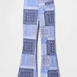Girls Printed Bootcut Flared Pants-image-7