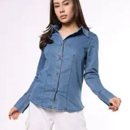 Women Washed Regular Fit Shacket-picture-17