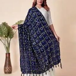 Women Printed Dupatta with Tassels-image-39