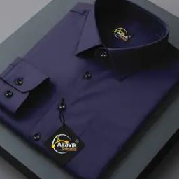 Men Spread Collar Shirt with Full Sleeves -image-88
