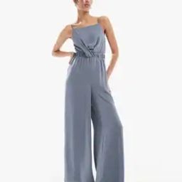 High-Neck Twist Front Jumpsuit-picture-38