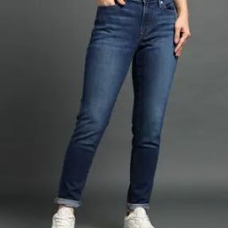 Women 711 Lightly Washed Mid-Rise Skinny Jeans-image-19