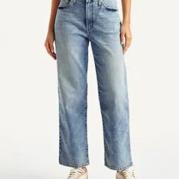 Women 94 Mid-Wash Baggy Fit Jeans-image-53