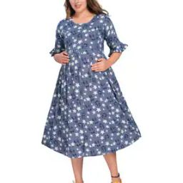 Animal Print Round-Neck Dress-picture-23