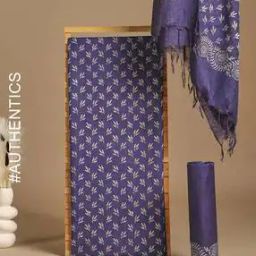 Handblock Printed Unstitched Dress Material-image-30