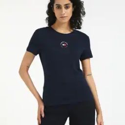 Women Essential Slim Fit Crew-Neck T-Shirt-image-10