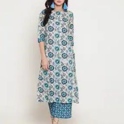 Women Floral Print Straight Kurta-picture-23