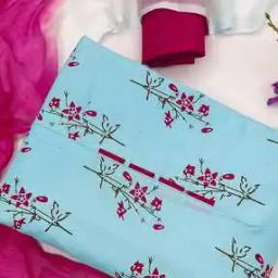 Women Printed 3-Piece Unstitched Dress Material-image-5