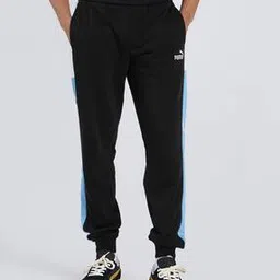 Men Colourblock Sweatpants with Insert Pockets-image-25