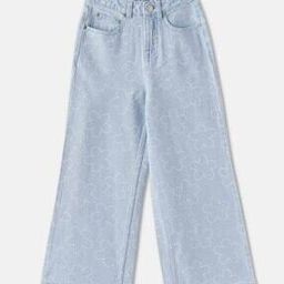 Girls Fixed Waist Relaxed Jeans-image-8