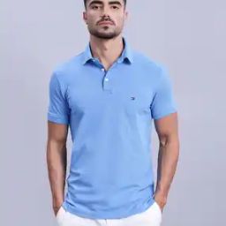 Men Slim Fit Polo T-Shirt with Logo Embroidered-image-25