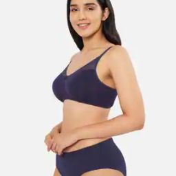 Non-Padded Non-Wired Full Coverage Lace Concealer T-Shirt Bra  - BRA92201-13