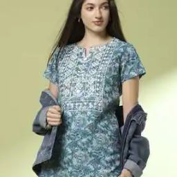 Women Printed Straight Kurta-image-12