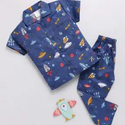 Boys Cartoon Nightsuit Set-picture-19