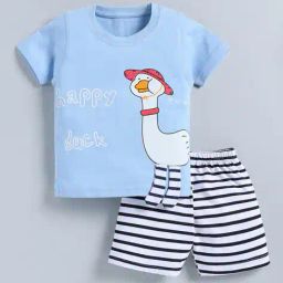 cutopies Graphic Print Shorts Set with Short Sleeves image 1