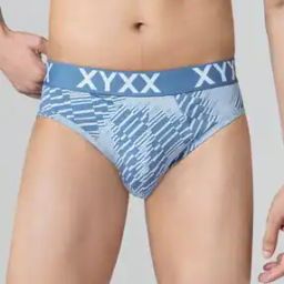 Men Printed Briefs with Elasticated Waistband-image-75