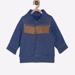 Button-Down Jacket with Tassels-50