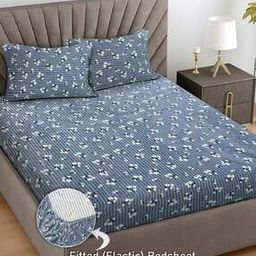 Flora Double Bedsheet With 2 Pillow Covers-image-49