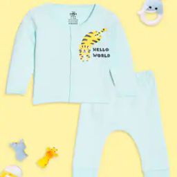 Infants Graphic Print Shirt & Pyjamas Set-image-92