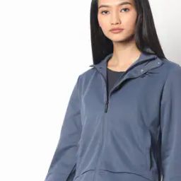 High-Neck Zip-Front Jacket with Insert Pockets-image-10